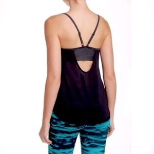 Z by Zella Training Tank Top in Black/Gray Combo